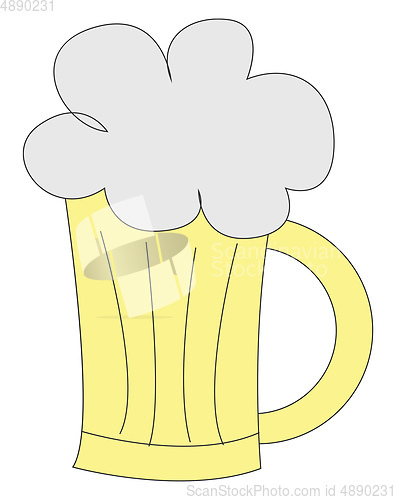 Image of Image of beer, vector or color illustration.