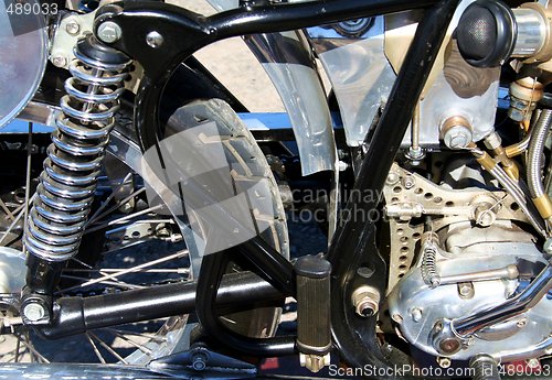 Image of Vintage Motorcylce Detail