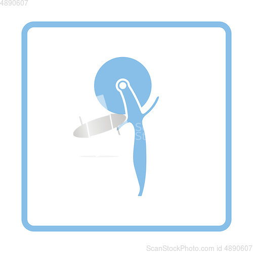 Image of Pizza roll knife icon