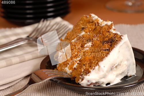 Image of Carrot cake with fork