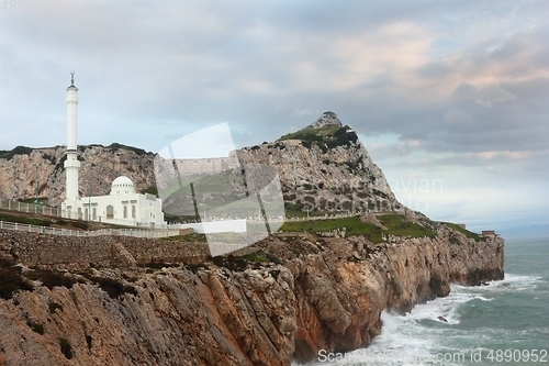 Image of Cliff at coast of Gibraltar