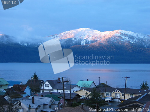 Image of Winter Sunrise in Alaska