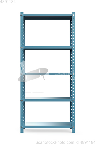 Image of Metal storage shelves