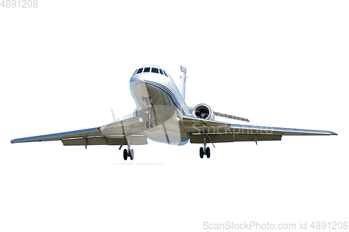 Image of Privat jet plane isolated on a white background