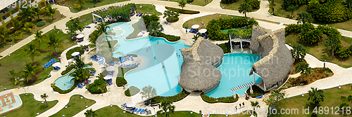 Image of Hotel resort with swimming pool