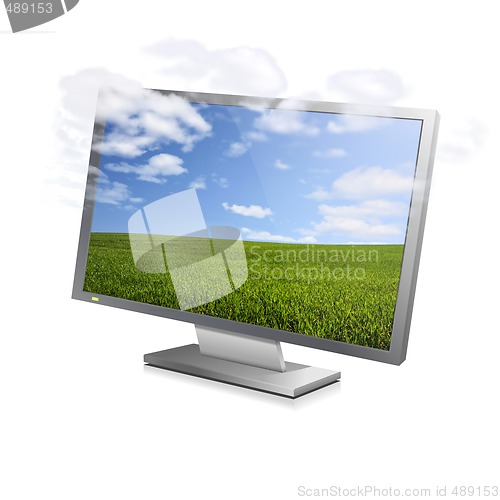 Image of Cloudy screen