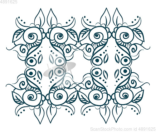 Image of Image of ornament, vector or color illustration.