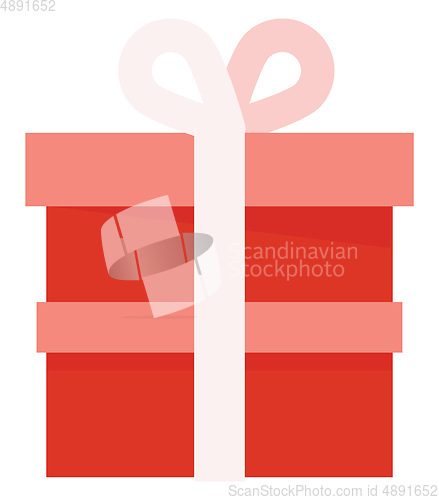 Image of Present box, vector or color illustration.