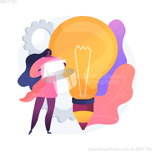 Image of Business trend vector concept metaphor