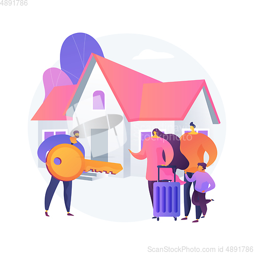 Image of Real estate abstract concept vector illustration.