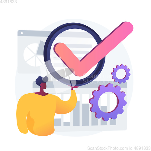 Image of Expert approved vector concept metaphor