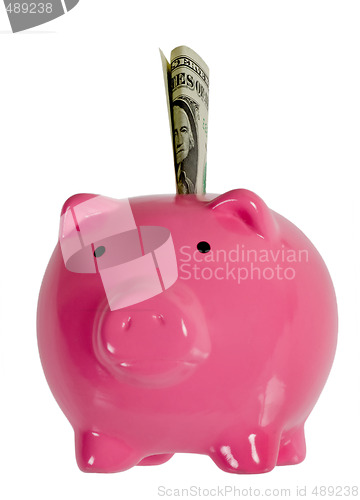 Image of Piggy bank with money