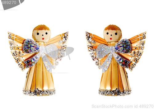 Image of Straw Christmas Angels