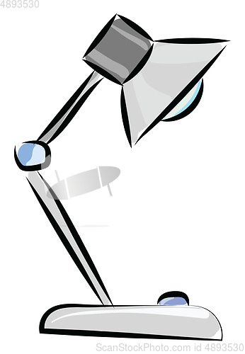 Image of A table Lamp, vector or color illustration.