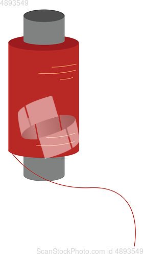 Image of Skein of thread, vector or color illustration.