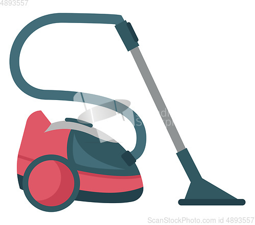 Image of Vacuum cleaner, vector or color illustration.