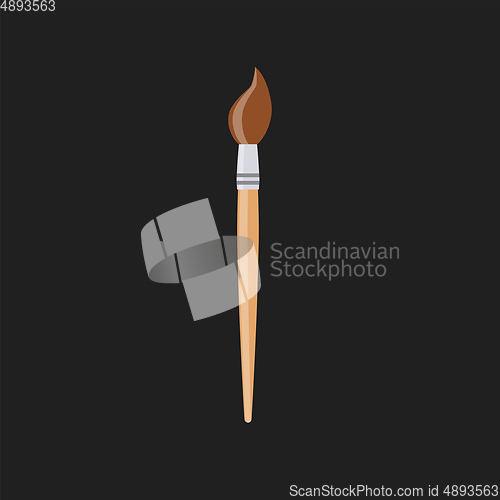 Image of Image of brush - paint brush, vector or color illustration.