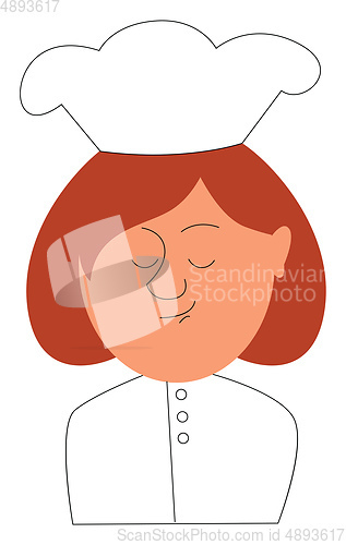 Image of Image of cook, vector or color illustration.