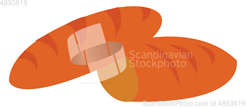 Image of Image of bread, vector or color illustration.
