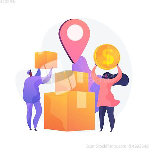 Image of Targeted delivery vector concept metaphor.