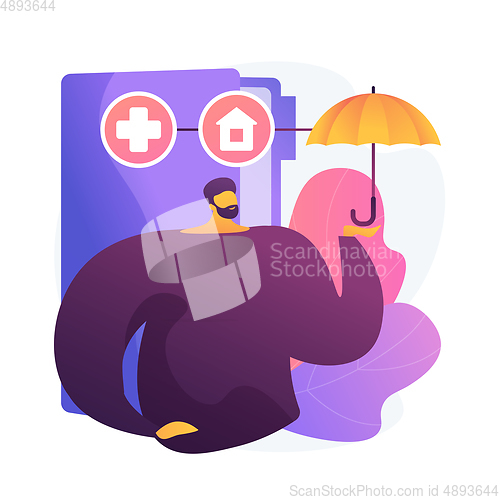 Image of Insurance vector concept metaphor