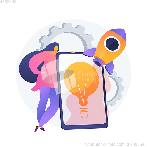 Image of Idea management vector concept metaphor