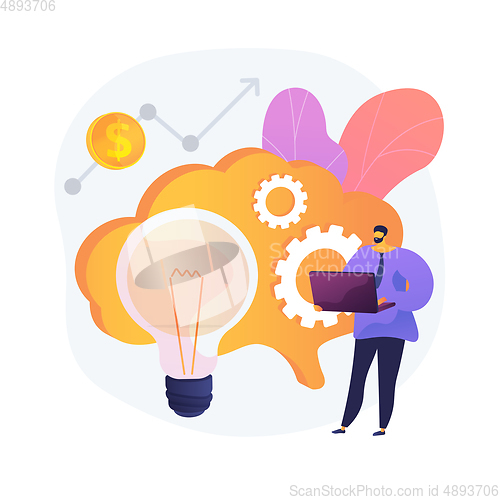 Image of Business intelligence vector concept metaphor