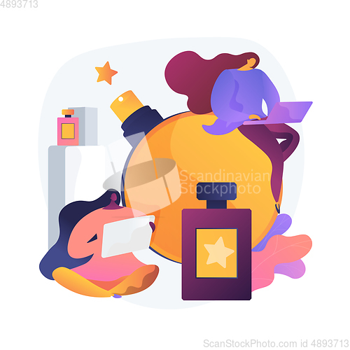 Image of Online perfume store vector concept metaphor