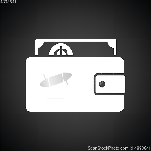 Image of Wallet with cash icon