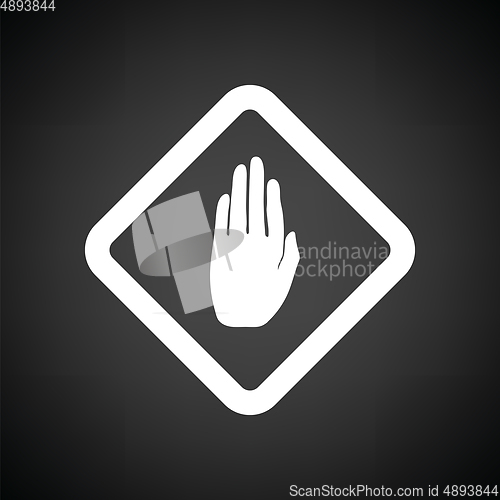 Image of Icon of Warning hand