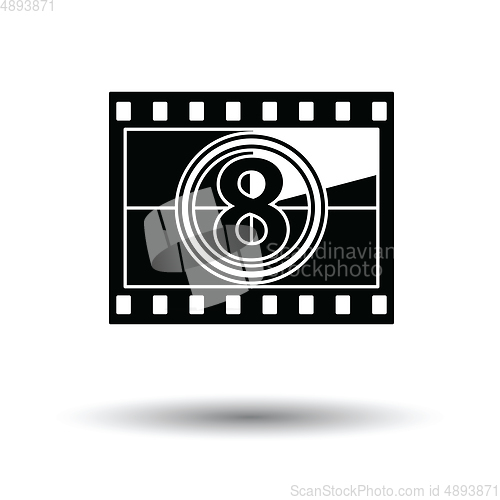Image of Movie frame with countdown icon