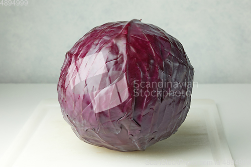 Image of fresh purple cabbage