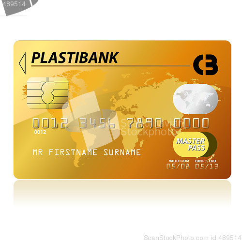 Image of Gold credit card