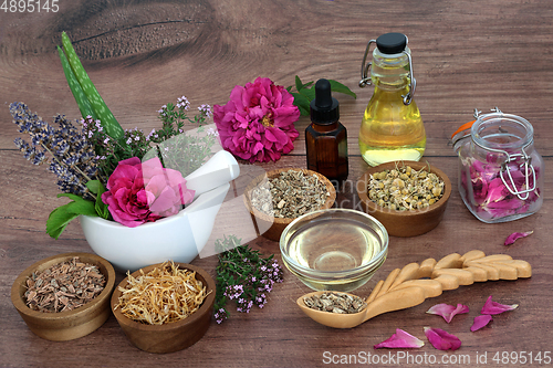Image of Herbal Medicine for Natural Skincare Beauty Treatments