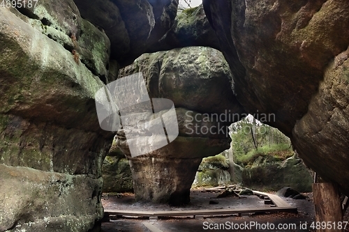 Image of Labyrinth of Rock formation in Poland