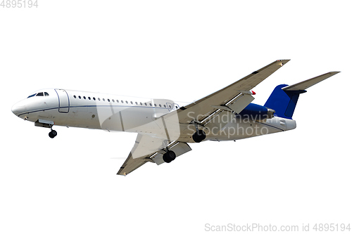 Image of Privat jet plane isolated on a white background