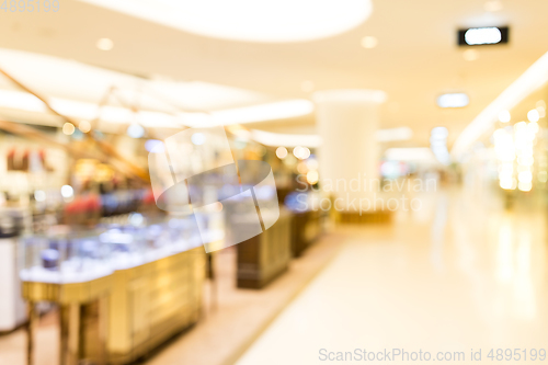 Image of Defocused of shopping mall