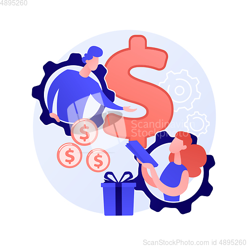 Image of Financial advisor vector concept metaphor