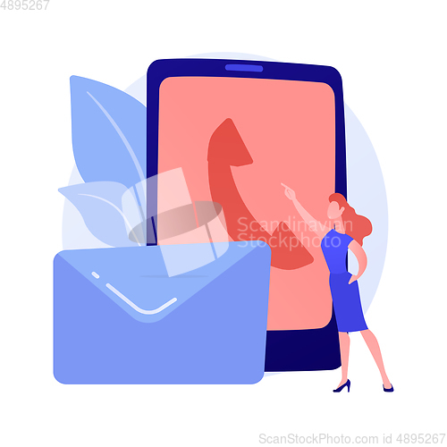 Image of Getting in touch vector concept metaphor