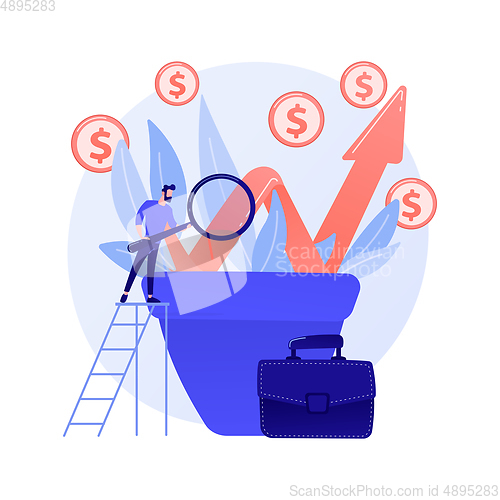 Image of Business growth vector concept metaphor