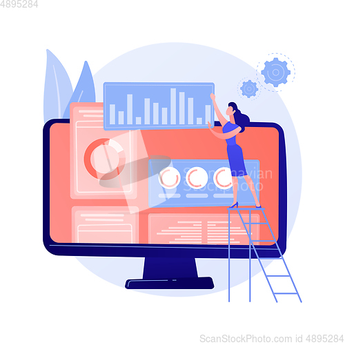 Image of Digital marketing strategy vector concept metaphor