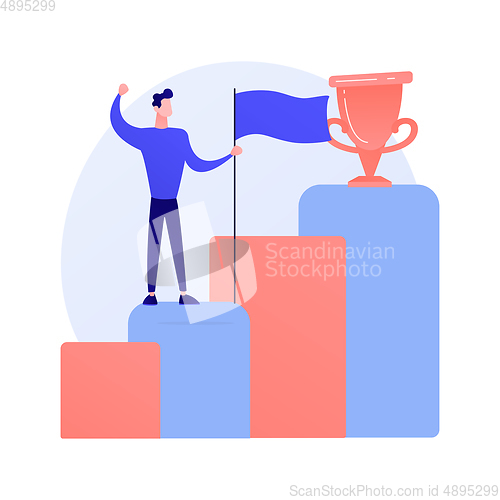 Image of Success growth vector concept metaphor