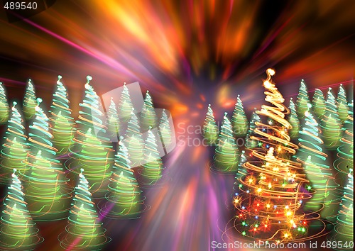 Image of xmas forest