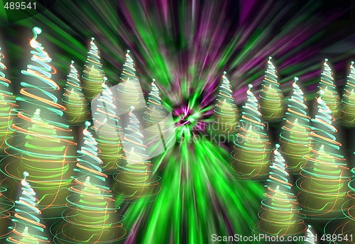 Image of xmas forest