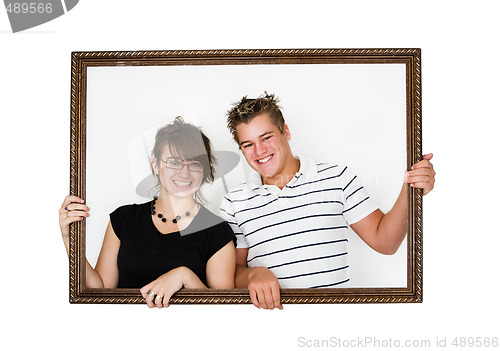 Image of Framed couple