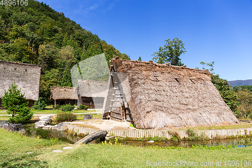 Image of Traditional Japanese Shirakawago village 