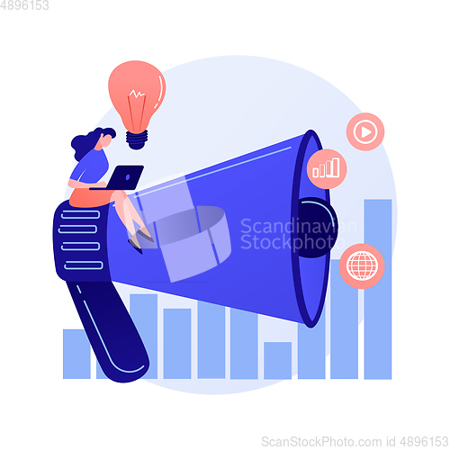 Image of Customers attraction vector concept metaphor.