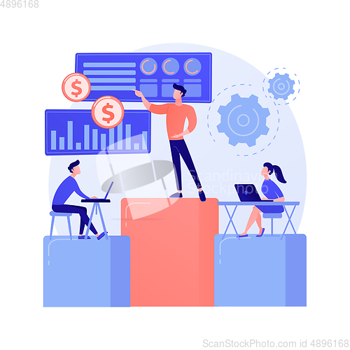 Image of Business meeting vector concept metaphor