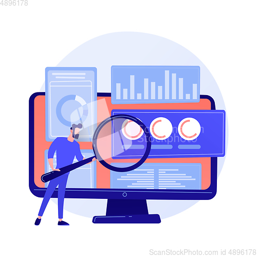 Image of Business audit vector concept metaphor