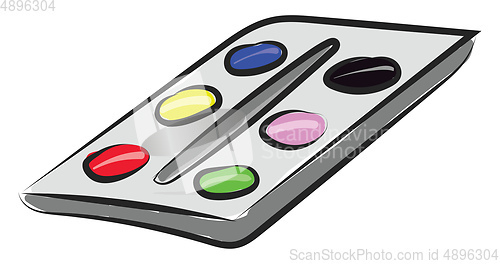 Image of Water color, vector or color illustration.